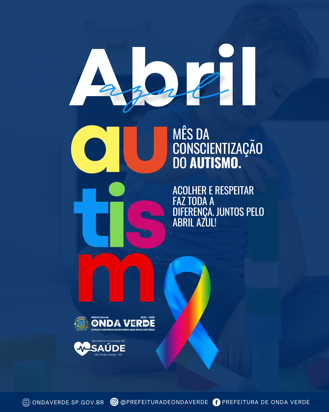 ABRIL - MÊS DA CONSCIENTIZAÇÃO DO AUTISMO